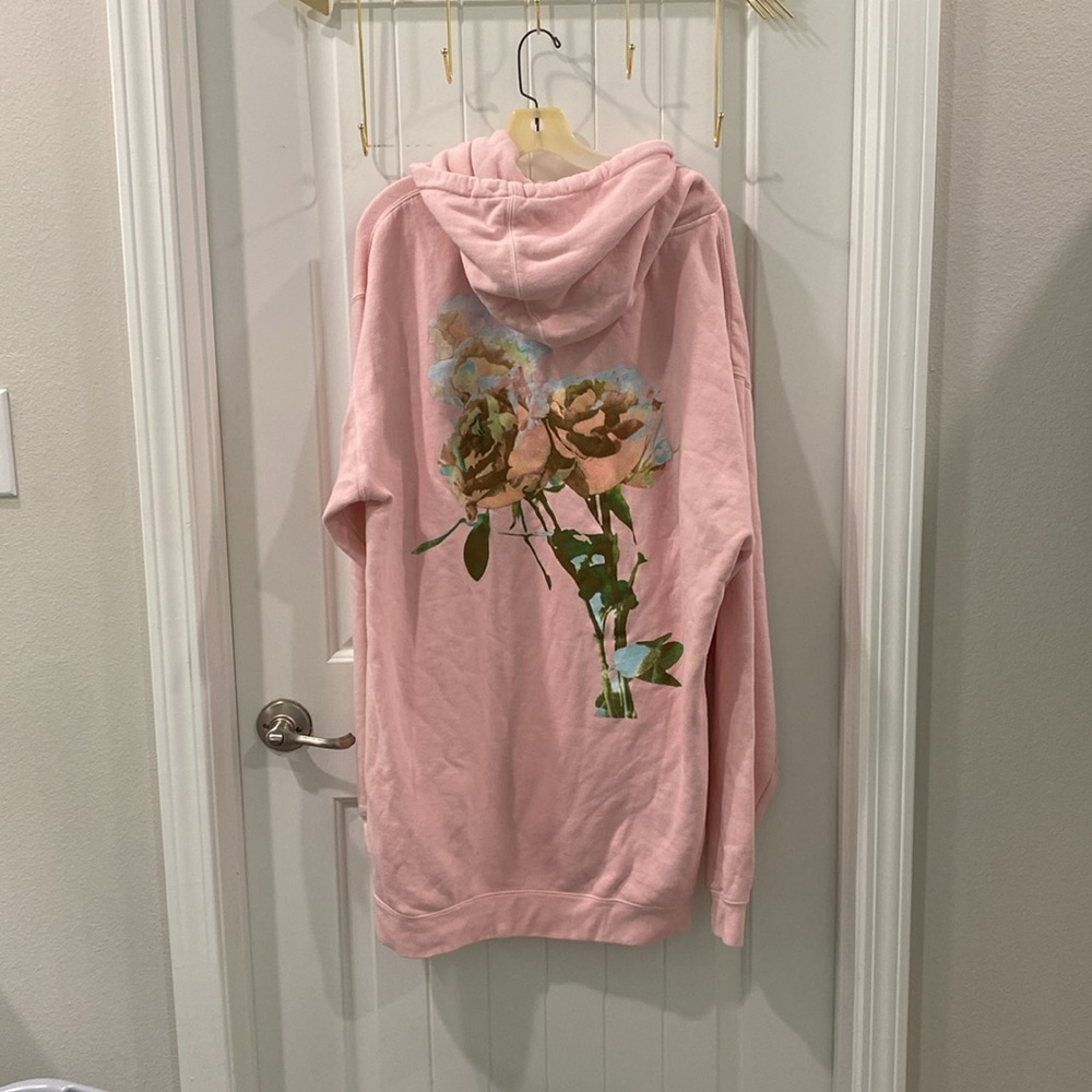 Official Taylor Swift Pink Glitter Rose Hoodie 3X Lover Valentines Day Plus Size